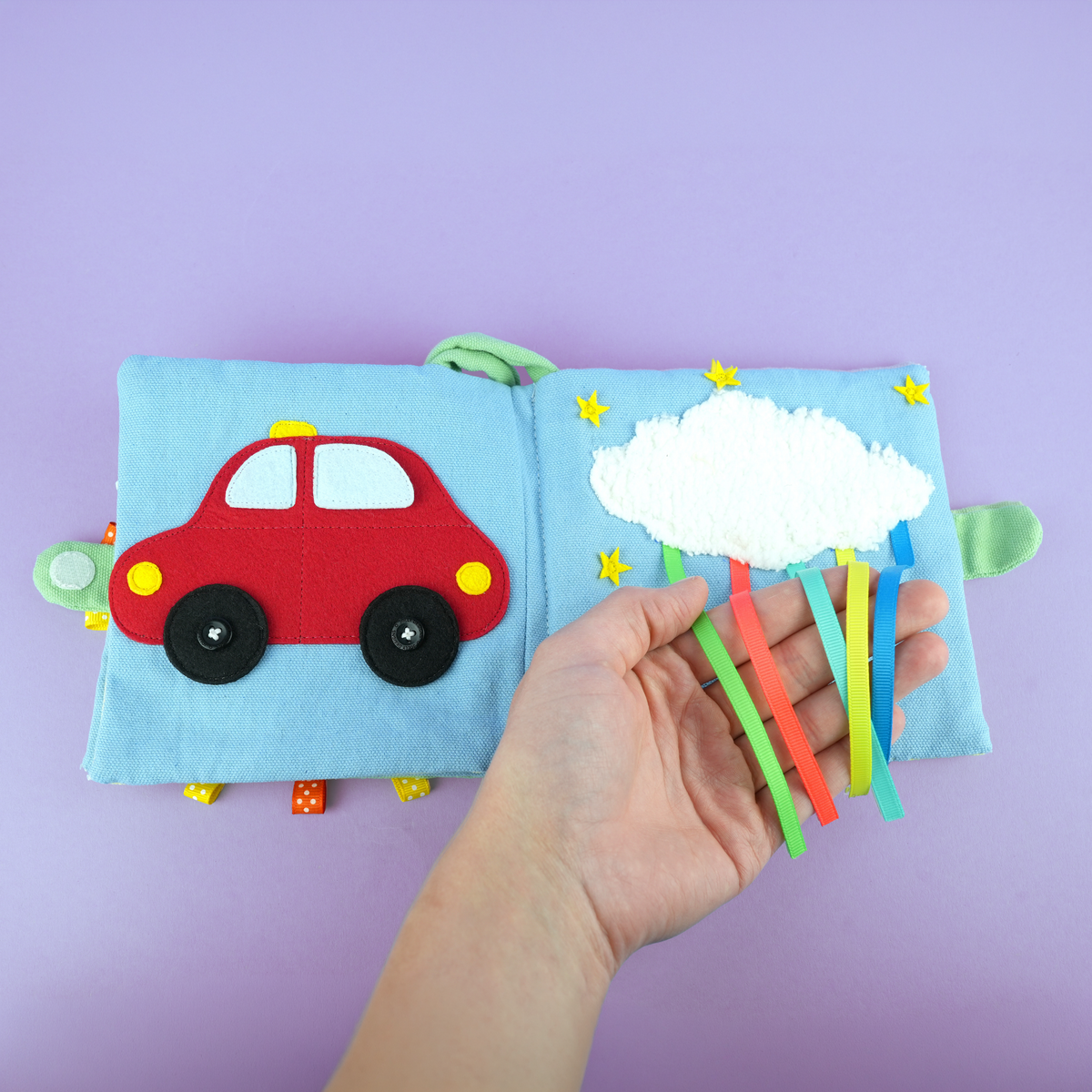 Sonnenmähne – Buggybuch ohne lose Teile für Babys ab 6 Monaten