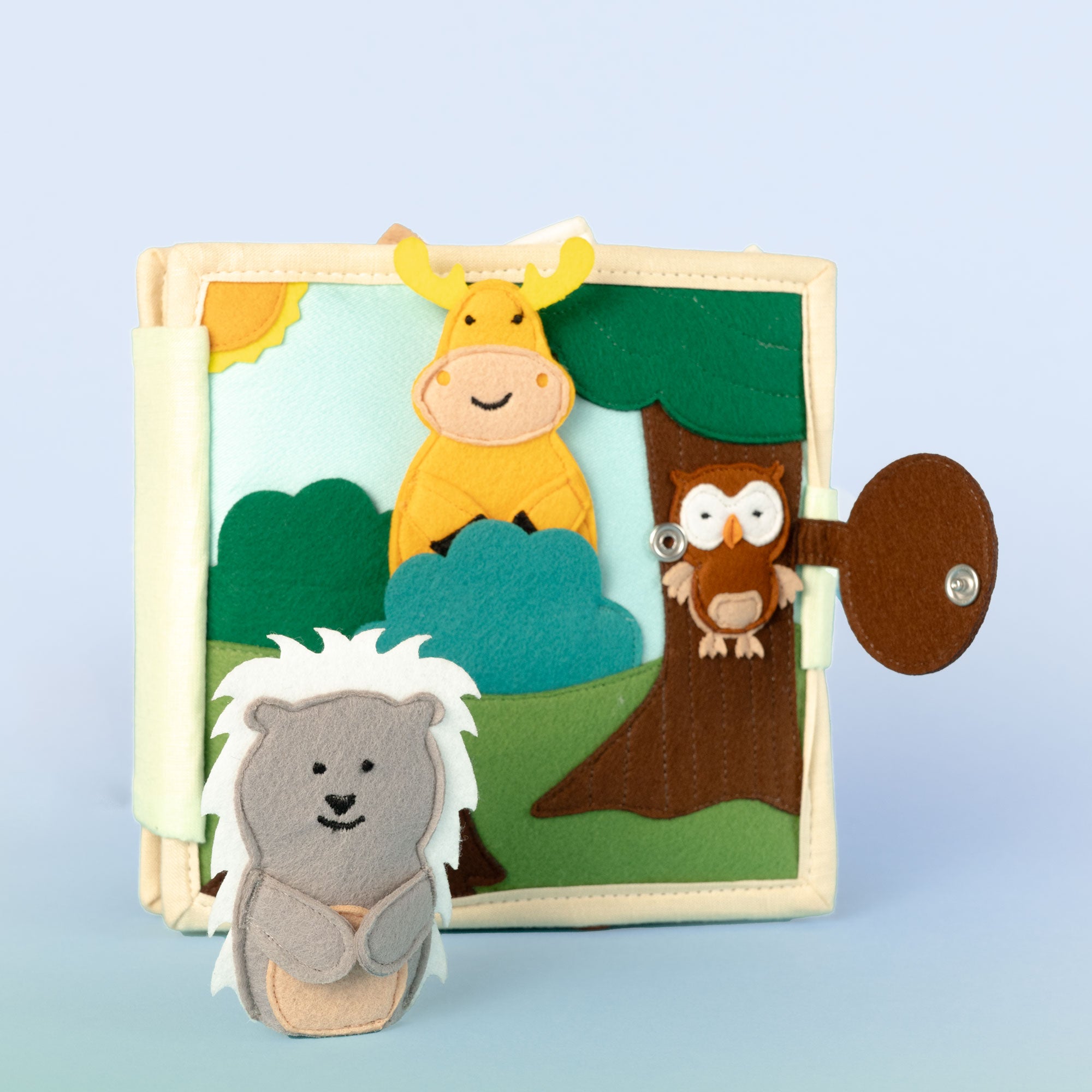 Animal Friends - 6 Pages Mini Quiet Book