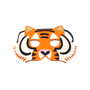 Tiger Filzmaske