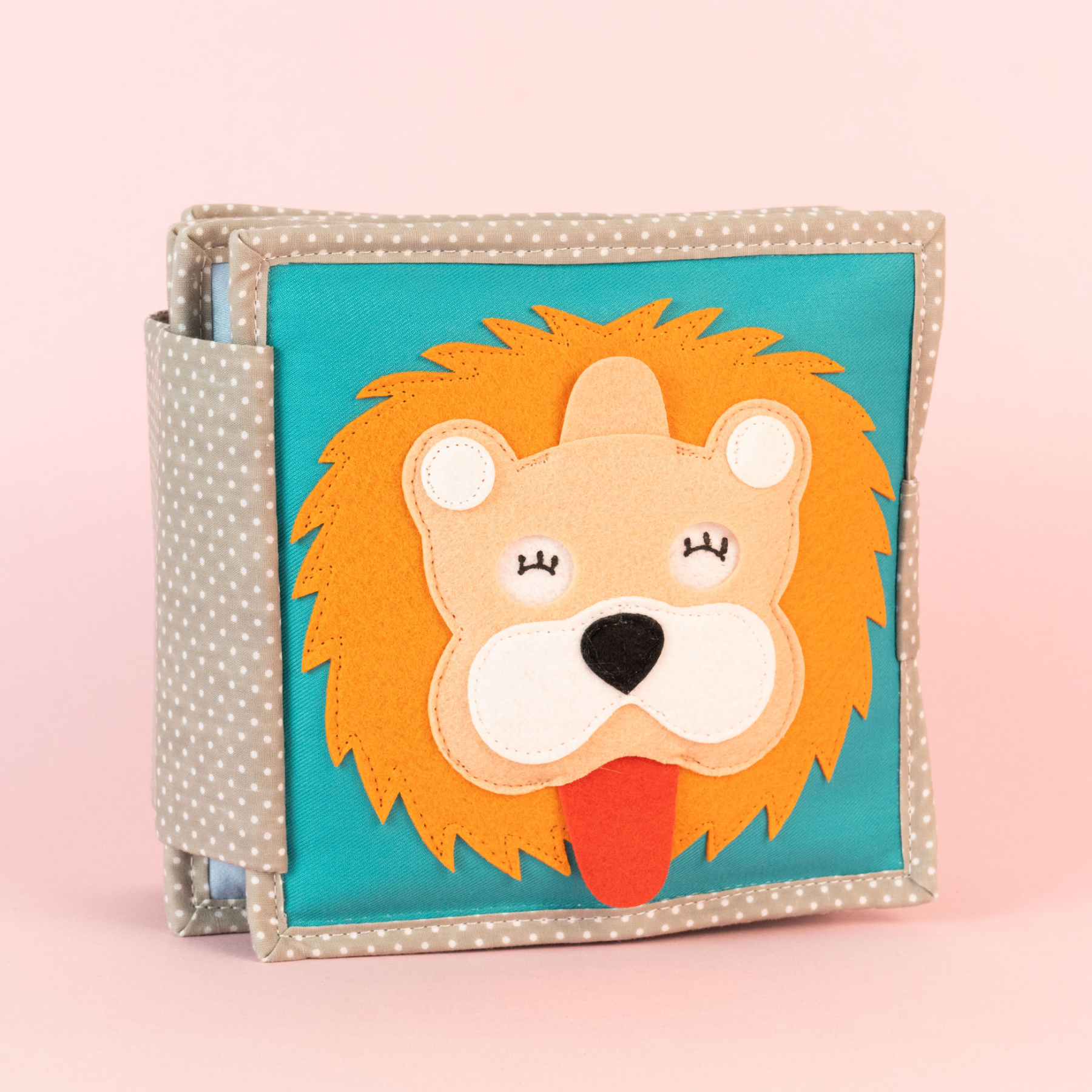 Sleepy Lion - 6 Pages Mini Quiet Book