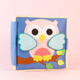 Pastel young owl- 6 Pages Quiet Book