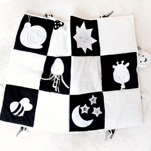 Black and White play mat