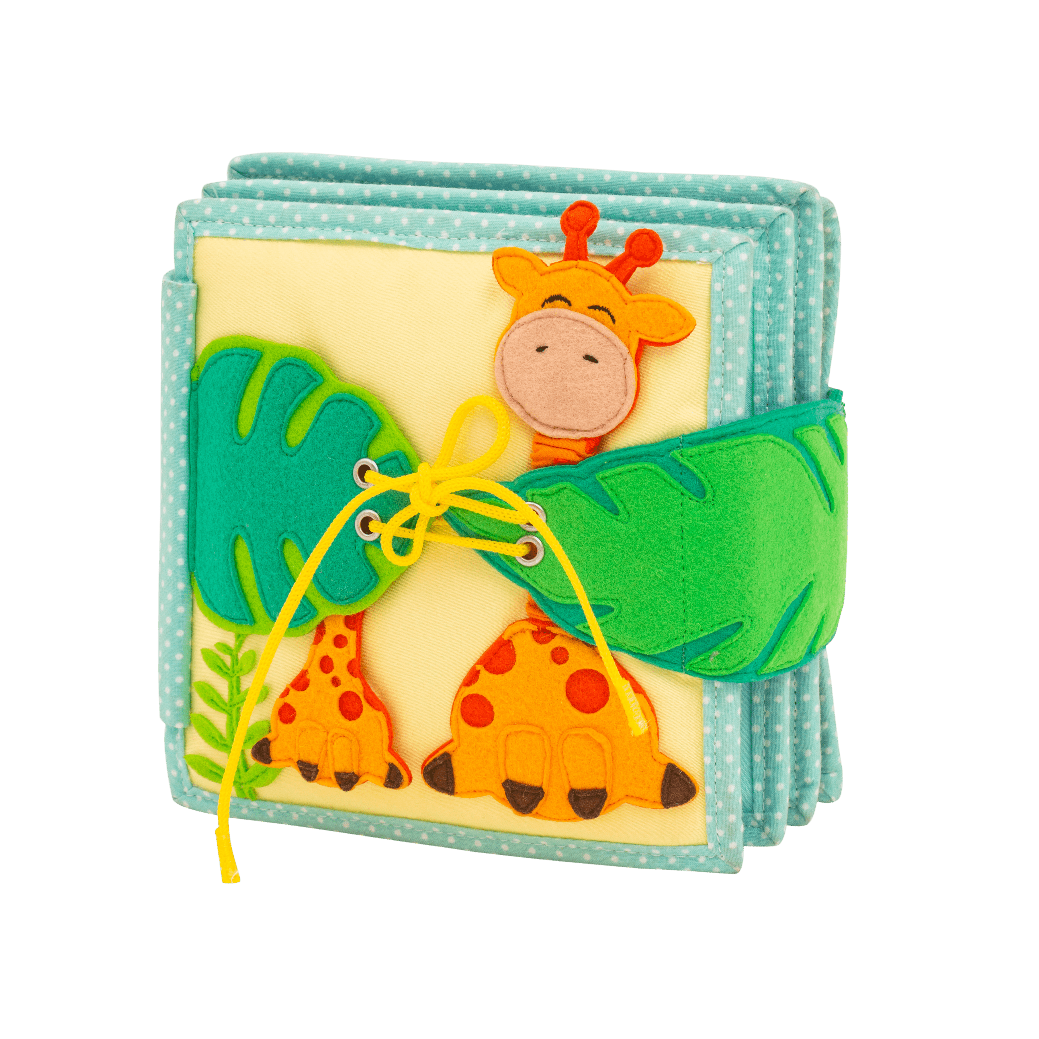 Jolly Jungle - 6 pages Mini Quiet Book