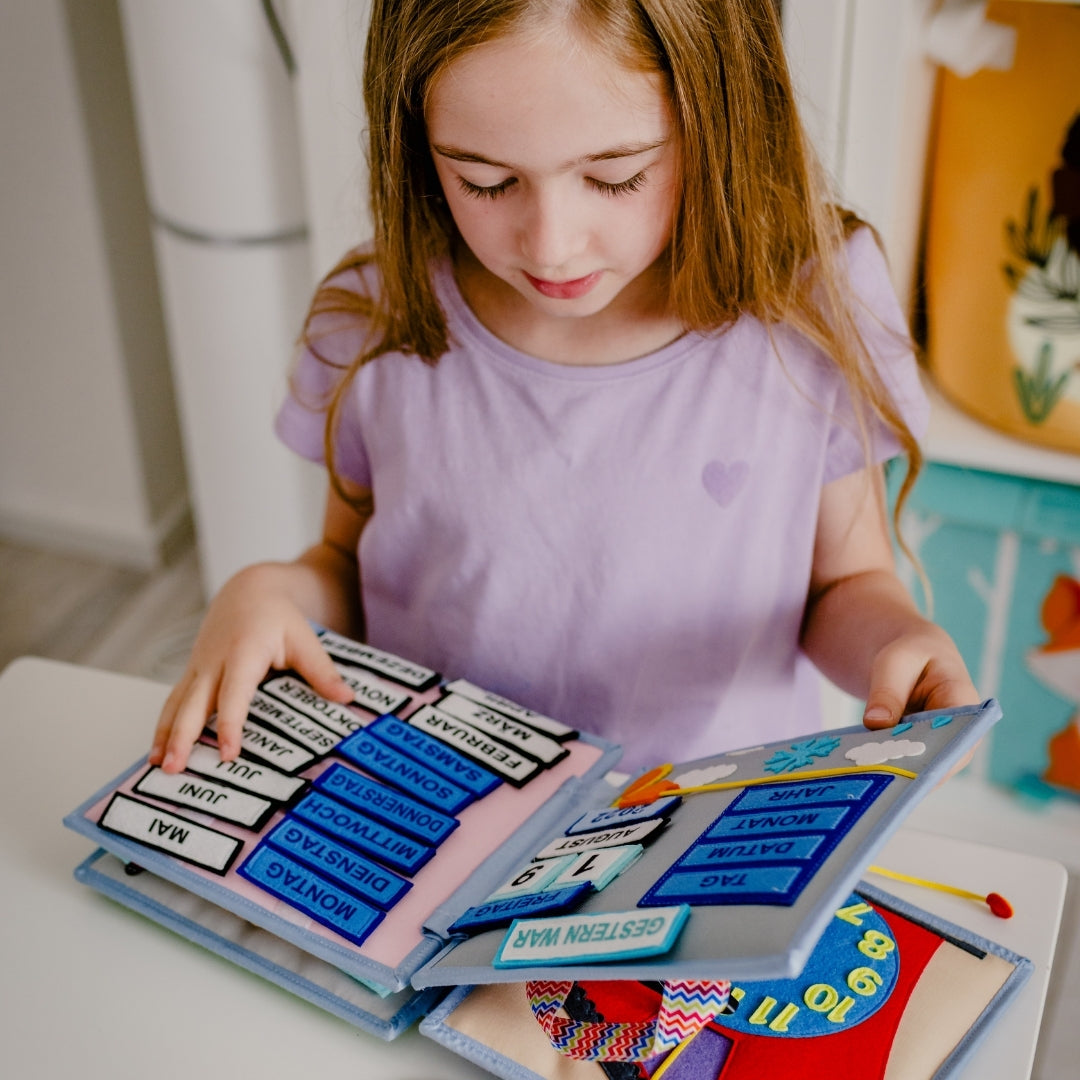 My First School Day - 6 pages Quiet Book