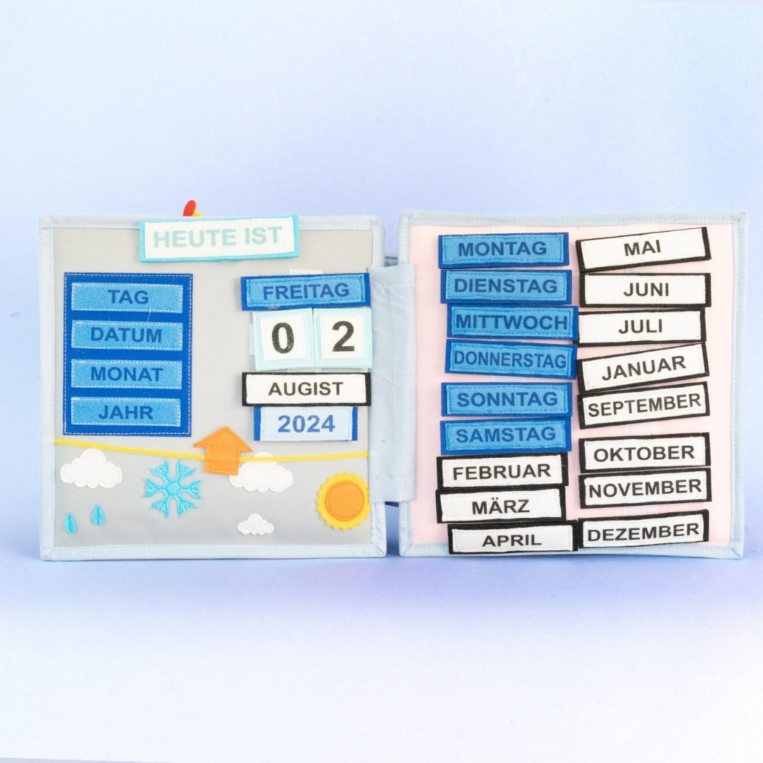 My First School Day - 6 pages Quiet Book