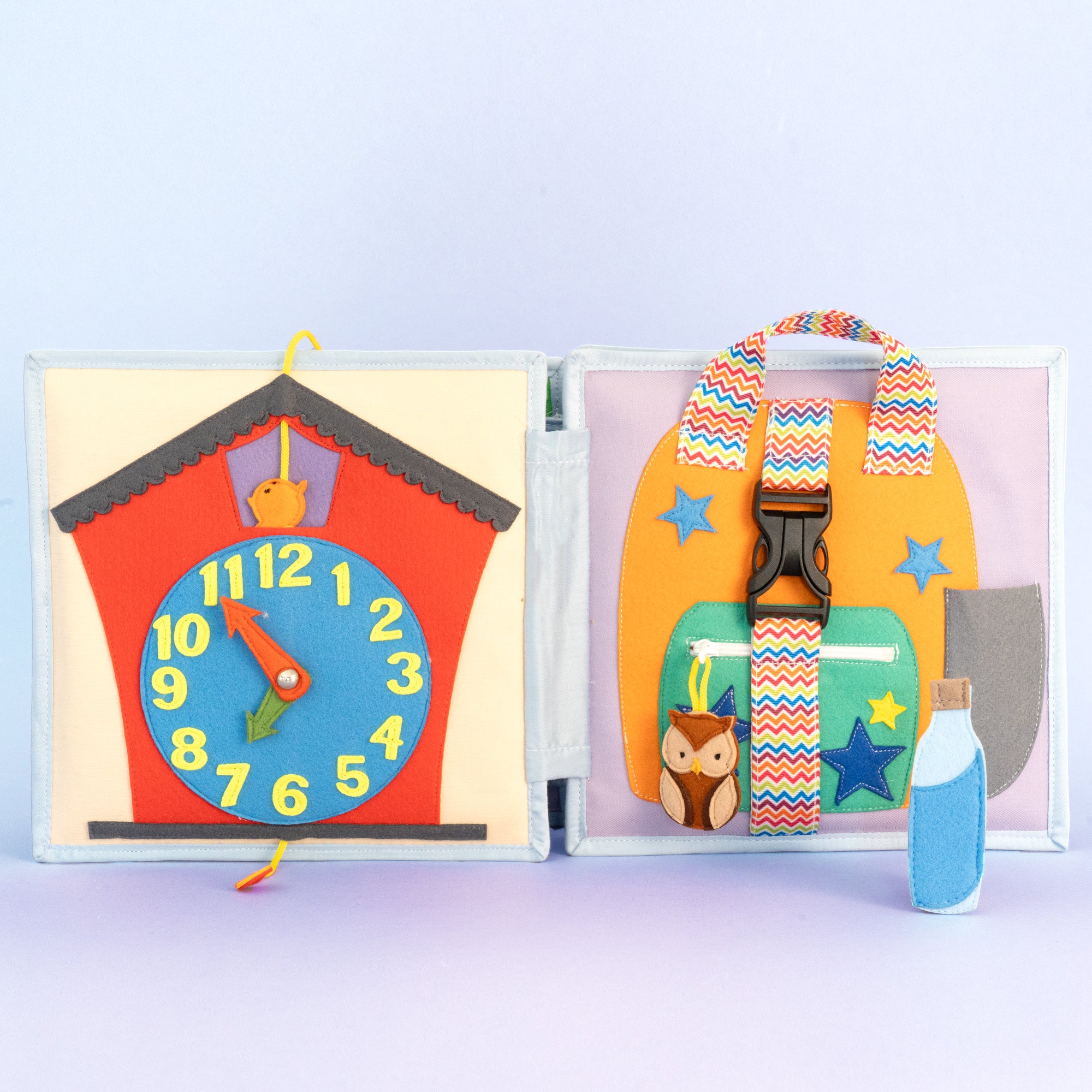 My First School Day - 6 pages Quiet Book