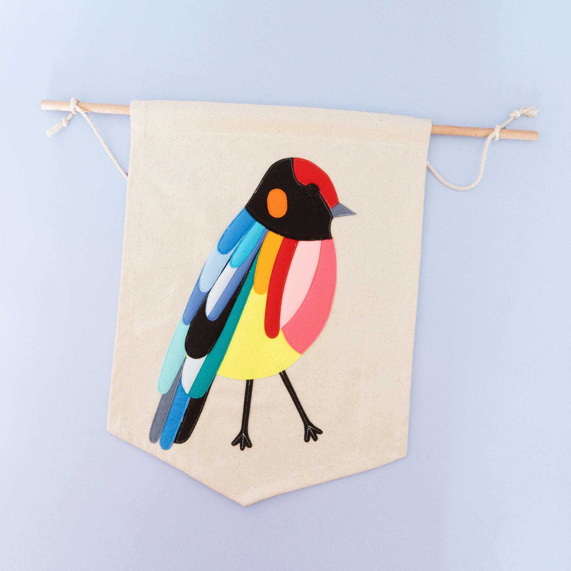 Colourful Bird Wall Rug