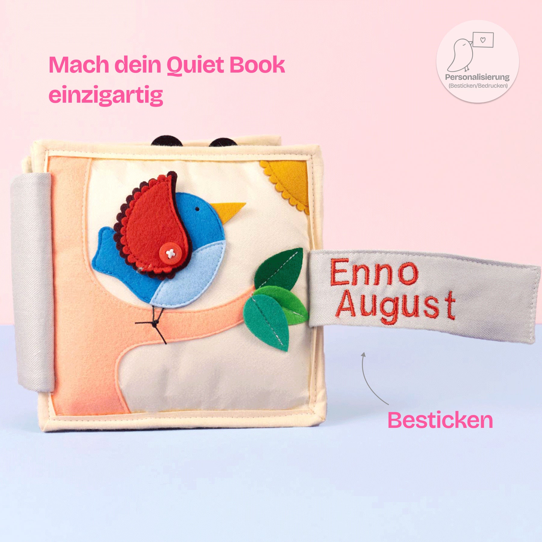 Magischer Vogel - Mini Quiet Book